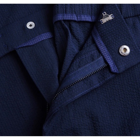 GREYSON Rhodes Pull On Pant 35x32 Maltese Blue NEW Textured Fabric Golf Active - Picture 4 of 12